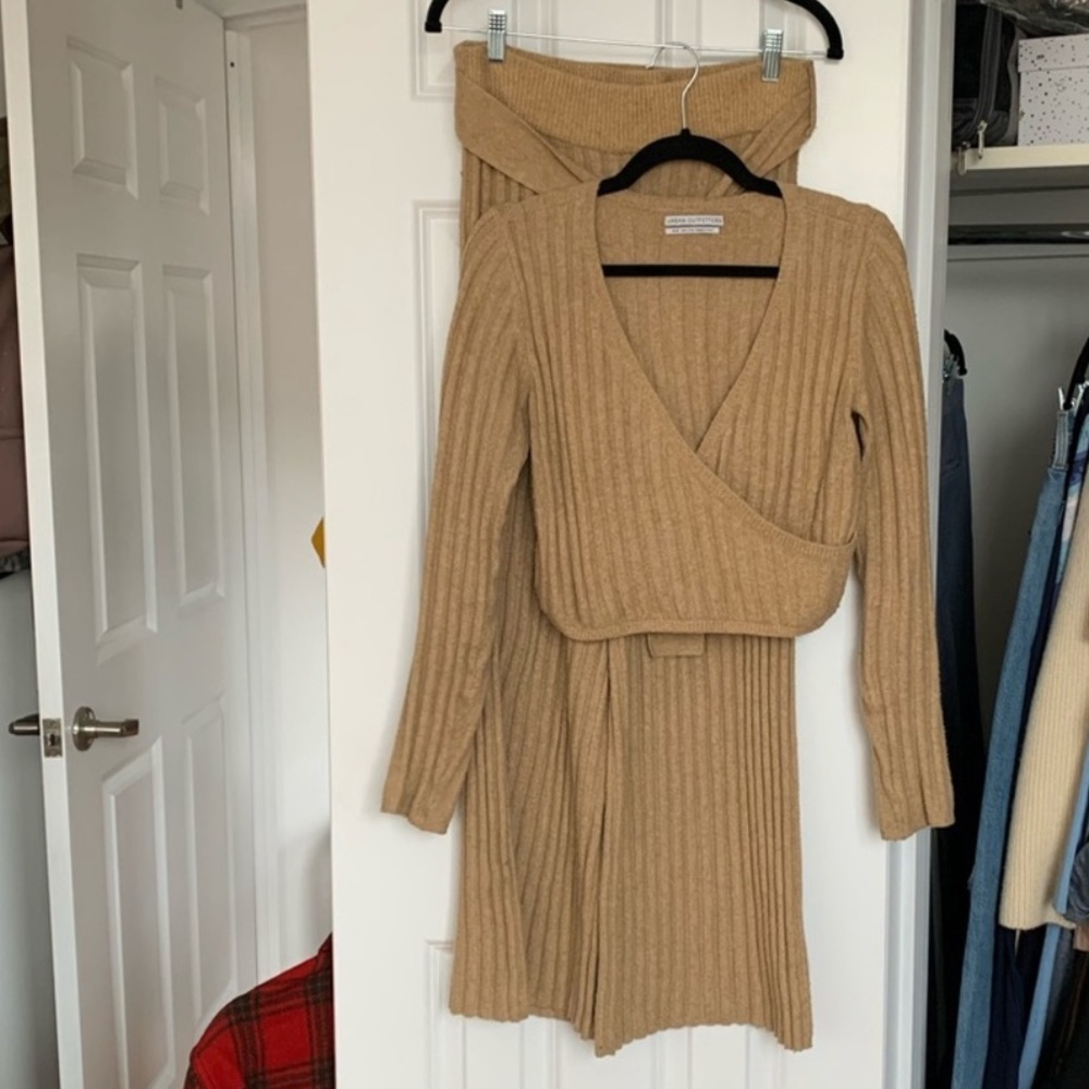 Tan urban outfitters cozy set